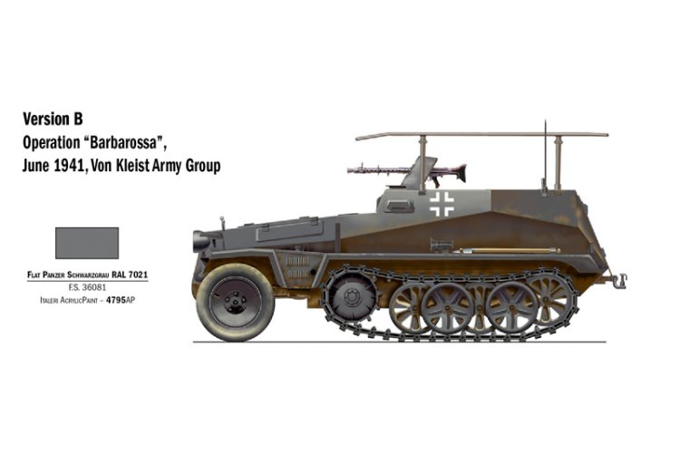 1:72 Italeri 7034 Sd.Kfz. 250/3 - Ita7034 3 - ITA7034