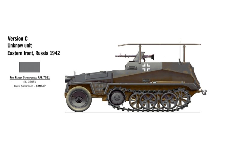 1:72 Italeri 7034 Sd.Kfz. 250/3 - Ita7034 4 - ITA7034