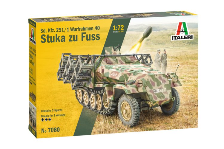 1:72 Italeri 7080 Sd.Kfz.251/1 Wurfrahmen Stuka zu Fuss - Ita7080 1 1 - ITA7080