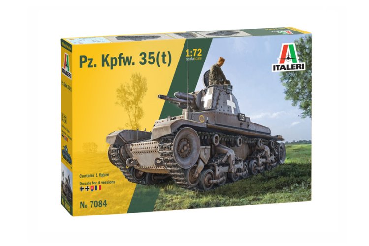 1:72 Italeri 7084 Pz. Kpfw. 35(t) Tank - Ita7084 1 1 - ITA7084