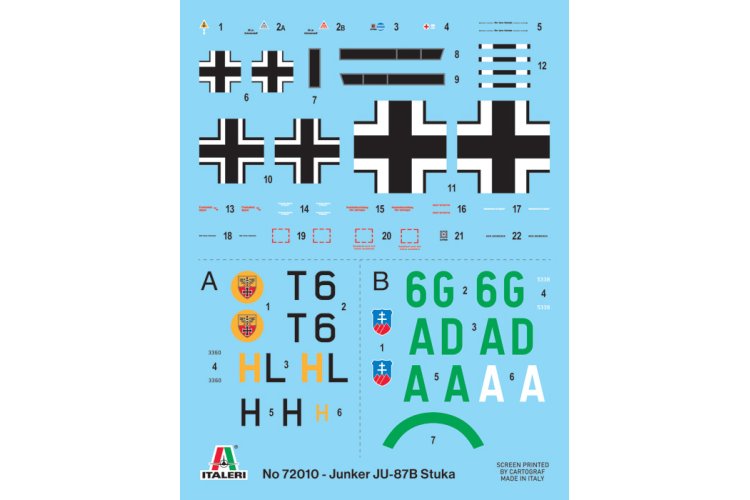 1:72 Italeri 72010 Junker Ju-87B Stuka Plane - Complete Set - Starter Kit - Ita72010 3 - ITA72010