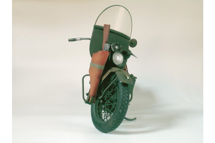 1:9 Italeri 7401 Harley-Davidson WLA 750 WWII - Amerikaanse Militaire Motorfiets - Ita7401 4 - ITA7401