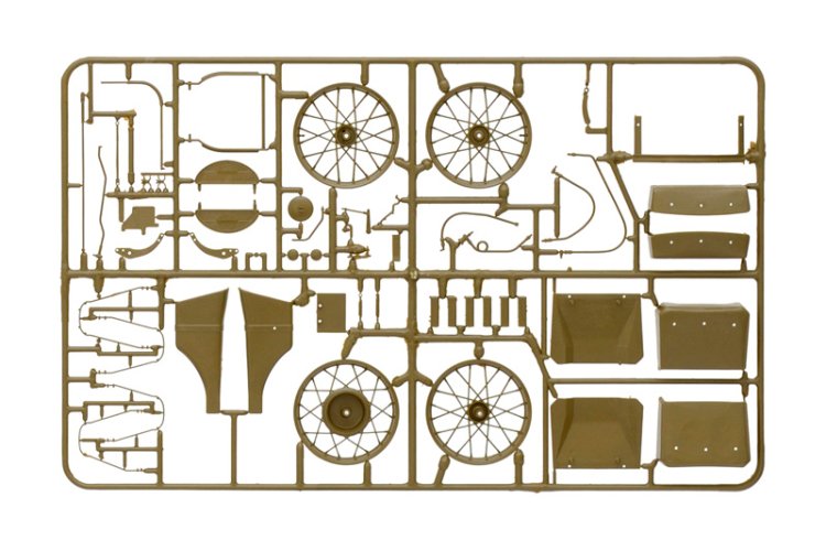 1:9 Italeri 7401 Harley-Davidson WLA 750 WWII - Amerikaanse Militaire Motorfiets - Ita7401 7 - ITA7401