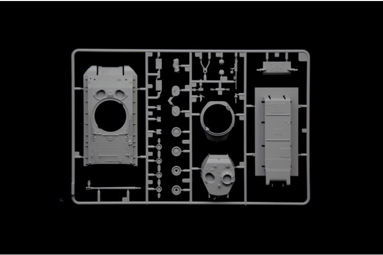 1:56 Italeri 75001 Sherman M4A3E8 Fury WWII - Amerikaanse Tank - Starter Set - Ita75001 8 - ITA75001