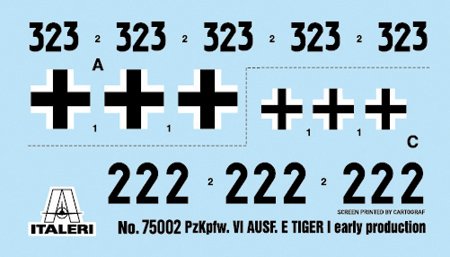 1:56 Italeri 75002 Pz.Kpfw. VI Tiger I Ausf. E WWII - Duitse Zware Tank - Starter Set - Ita75002 3 - ITA75002