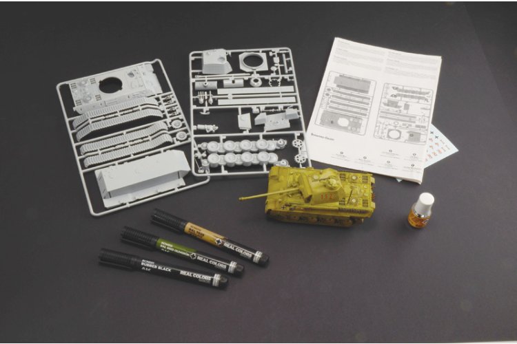 1:56 Italeri 75003 Panther Sd.Kfz.171 Ausf. A WWII - Duitse Middelzware Tank - Starter Set - Ita75003 2 - ITA75003