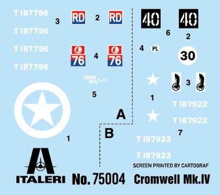 1:56 Italeri 75004 Cromwell Mk. IV WWII &ndash; British Tank &ndash; Starter Set - Ita75004 3 - ITA75004