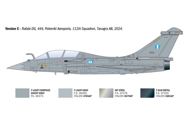 1:72 Italeri 90092 Dassault Rafale B - Franse Straaljager - Ita90092 6 - ITA90092
