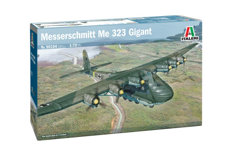 1:72 Italeri 90104 Messerschmitt Me 323 Gigant WWII &ndash; German Propeller Aircraft - Ita90104 1 - ITA90104