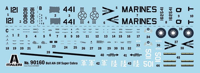 1:72 Italeri 90160 Bell AH-1W Super Cobra - Amerikaanse Gevechtshelikopter - Ita90160 3 - ITA90160