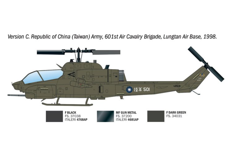 1:72 Italeri 90160 Bell AH-1W Super Cobra - Amerikaanse Gevechtshelikopter - Ita90160 6 - ITA90160