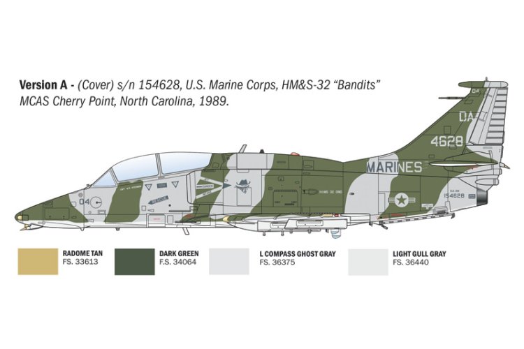 1:72 Italeri 90165 McDonnell Douglas OA-4M Skyhawk II - Amerikaanse Straaljager - Ita90165 4 - ITA90165