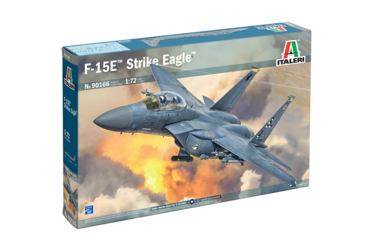 1:72 Italeri 90166 McDonnell Douglas F-15E Strike Eagle - Amerikaanse Straaljager - Ita90166 1 - ITA90166