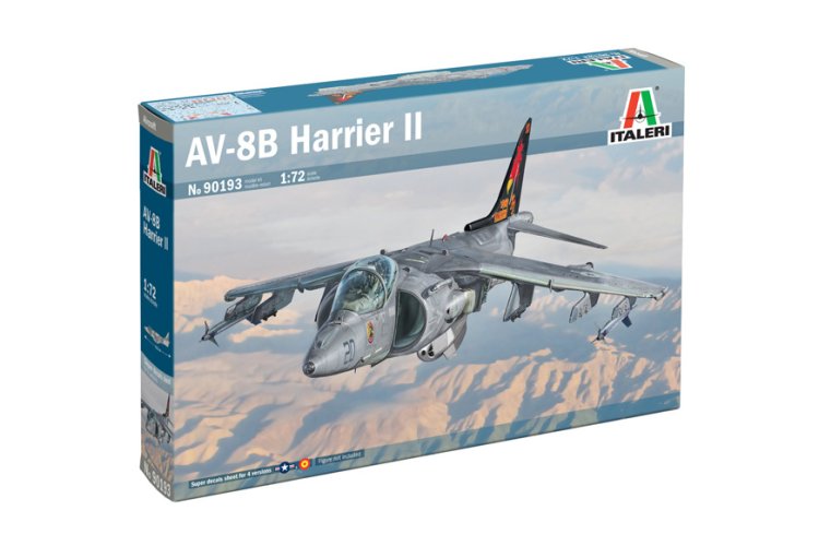 1:72 Italeri 90193 McDonnell Douglas AV-8B Harrier II - Amerikaanse Straaljager - Ita90193 1 - ITA90193