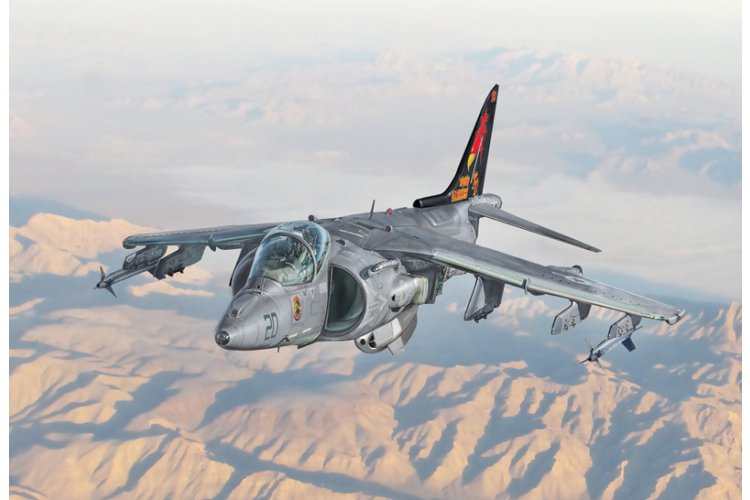 1:72 Italeri 90193 McDonnell Douglas AV-8B Harrier II - Amerikaanse Straaljager - Ita90193 2 - ITA90193
