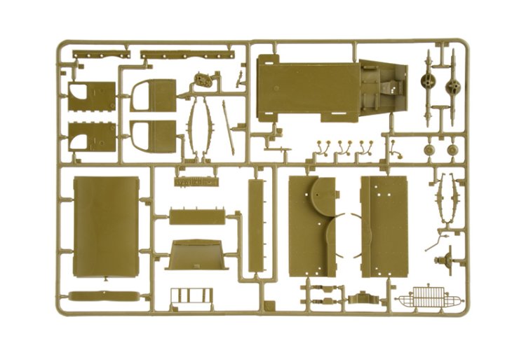 1:35 Italeri 90226 Dodge WC-54 Ambulance WWII - Amerikaanse Militaire Ambulance - Ita90226 8 - ITA90226