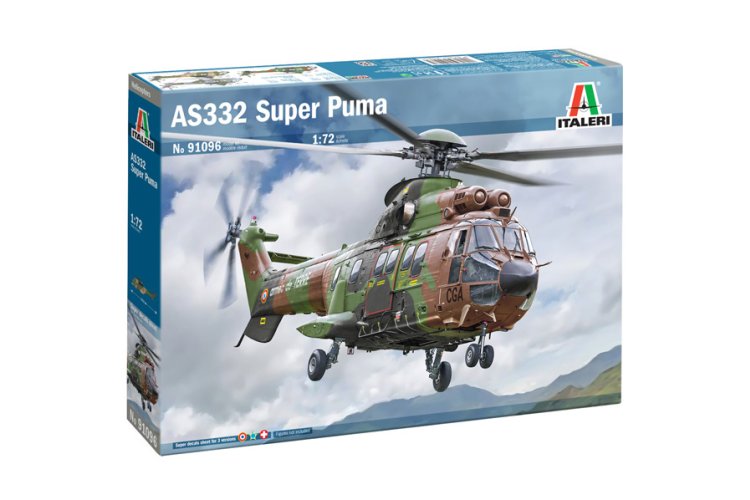 1:72 Italeri 91096 Eurocopter AS332 Super Puma - Franse Helikopter - Ita91096 1 - ITA91096