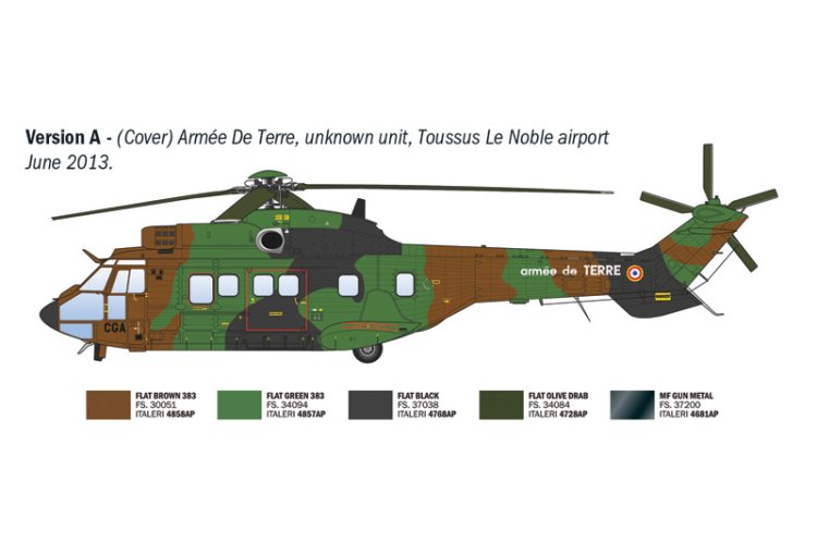 1:72 Italeri 91096 Eurocopter AS332 Super Puma - Franse Helikopter - Ita91096 4 - ITA91096