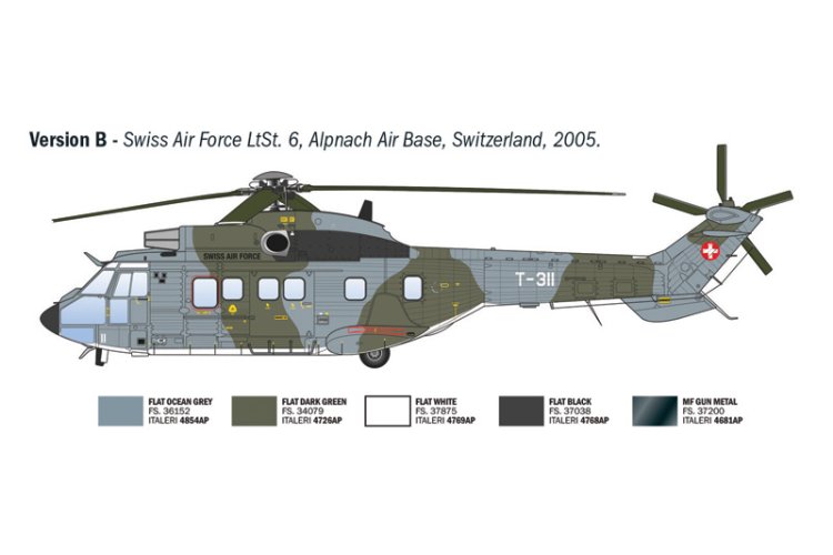 1:72 Italeri 91096 Eurocopter AS332 Super Puma - Franse Helikopter - Ita91096 5 - ITA91096