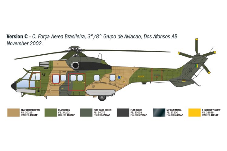 1:72 Italeri 91096 Eurocopter AS332 Super Puma - Franse Helikopter - Ita91096 6 - ITA91096