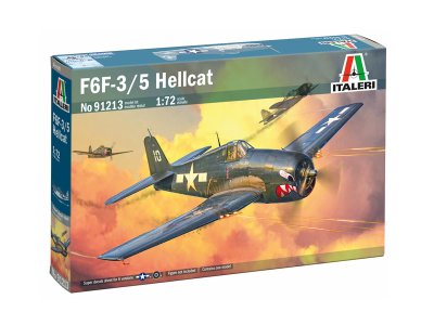 1:72 Italeri 91213 F6F-3/5 Hellcat WWII - Amerikaans Propellervliegtuig - Ita91213 1 - ITA91213