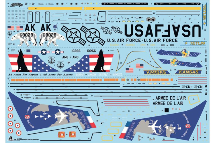 1:72 Italeri 91281 Boeing KC-135R/FR Stratotanker - Amerikaans Tankvliegtuig - Ita91281 3 - ITA91281
