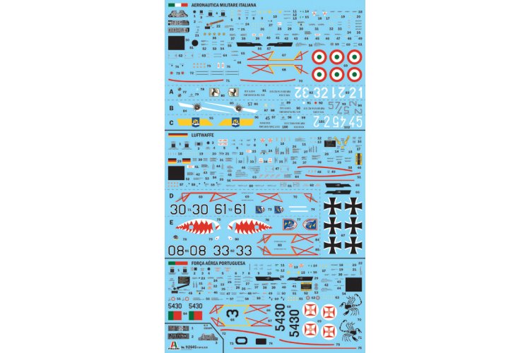 1:48 Italeri 92645 Fiat G.91 R - Straaljager - Ita92645 3 - ITA92645