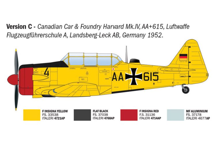 1:48 Italeri 92652 North American T-6G Texan Training Aircraft - Amerikaans Propellervliegtuig - Ita92652 6 - ITA92652