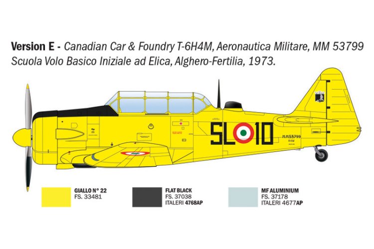 1:48 Italeri 92652 North American T-6G Texan Training Aircraft - Amerikaans Propellervliegtuig - Ita92652 8 - ITA92652