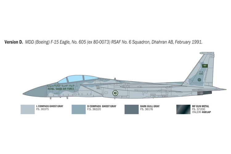 1:48 Italeri 92763 McDonnell Douglas F-15C Eagle - Amerikaanse Straaljager - Ita92763 7 - ITA92763