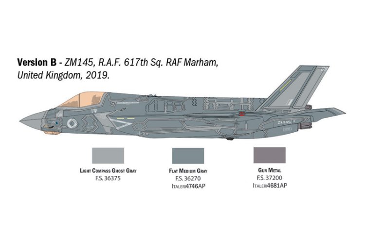 1:48 Italeri 92810 Lockheed Martin&reg; - F-35&reg;B Lightning II&reg; - Straaljager - Ita92810 5 - ITA92810