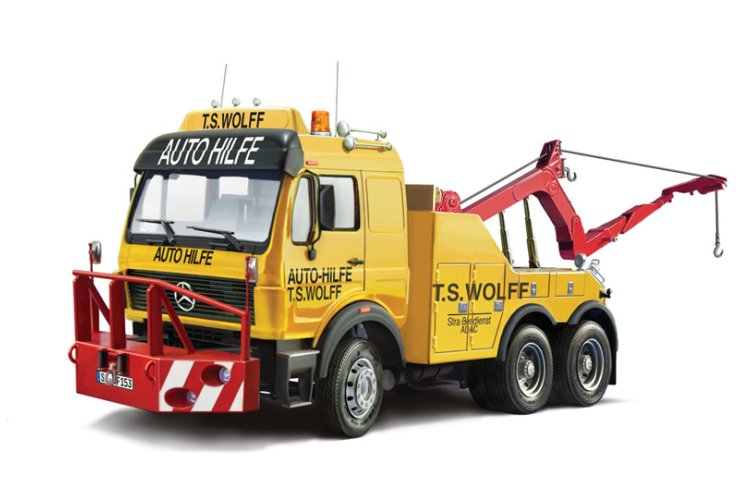 1:24 Italeri 93808 Mercedes-Benz Wrecker Truck - Duitse Bergingsvrachtwagen - Ita93808 2 - ITA93808