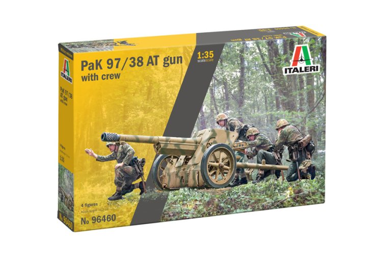 1:35 Italeri 96460 Pak 97/38 Antitankkanon met Bemanning - WWII Duits Militair Antitankartillerie - Ita96460 1 - ITA96460