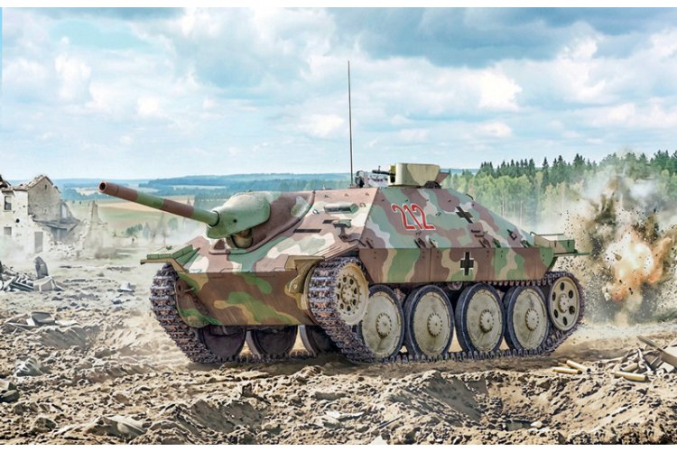 1:35 Italeri 96531 Jagdpanzer 38(t) Hetzer WWII - Duitse Tankjager - Ita96531 2 - ITA96531