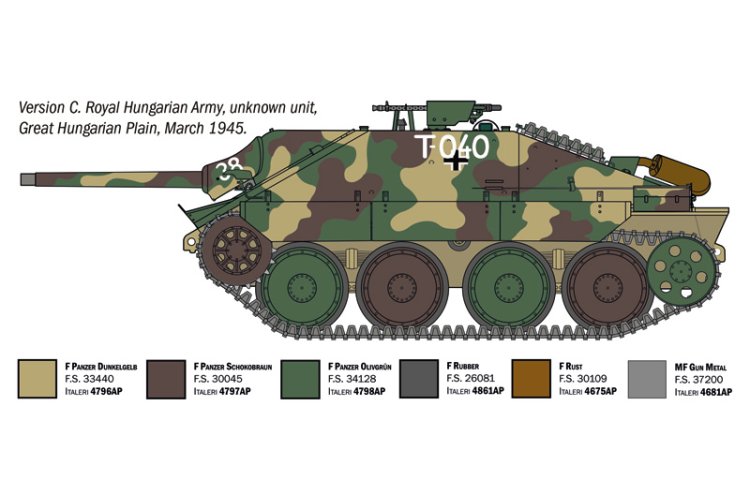 1:35 Italeri 96531 Jagdpanzer 38(t) Hetzer WWII - Duitse Tankjager - Ita96531 6 - ITA96531