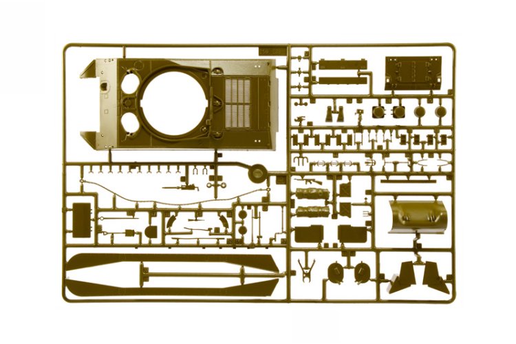 1:35 Italeri 96538 M36B1 90mm Gun Motor Carriage WWII - Amerikaanse Tankjager - Ita96538 8 - ITA96538