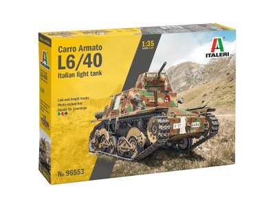 1:35 Italeri 96553 Carro Armato L6/40 WWII - Italiaanse Lichte Tank - Ita96553 1 - ITA96553