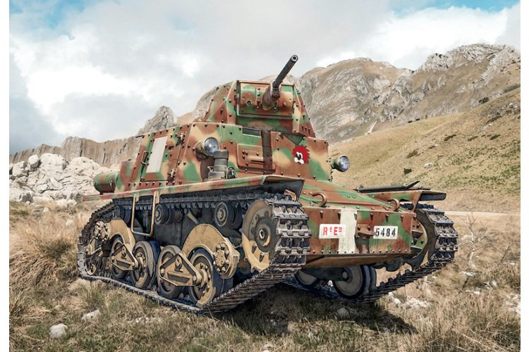 1:35 Italeri 96553 Carro Armato L6/40 WWII - Italiaanse Lichte Tank - Ita96553 2 - ITA96553