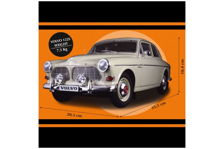 1:8 IXO Collections 001 Volvo S122 Amazon Car - Ixo 1 volvo 122s full kit - IXO001
