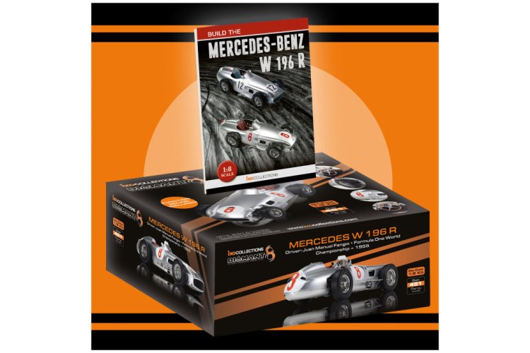 1:8 IXO Collections 003 Mercedes-Benz W 196 R No.8 Fangio - Ixo003 1 full kit mercedes benz w 196 r n8 - IXO003