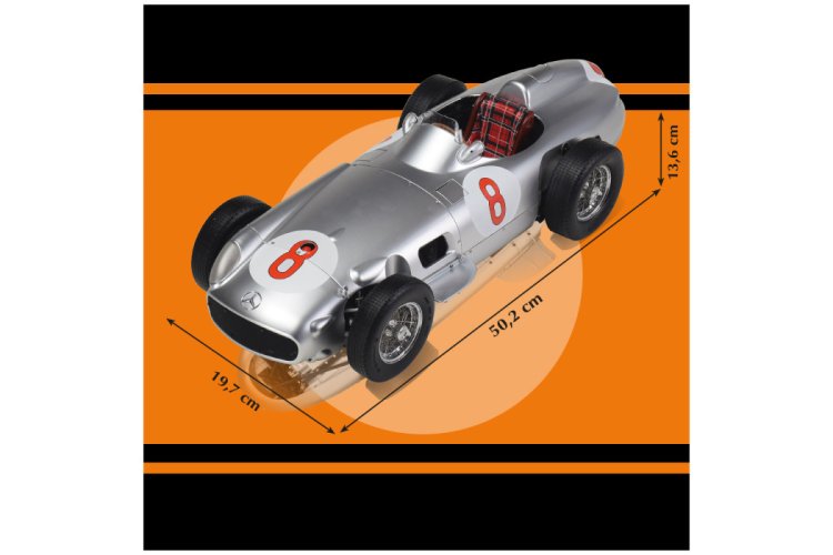 1:8 IXO Collections 003 Mercedes-Benz W 196 R No.8 Fangio - Ixo003 4 full kit mercedes benz w 196 r n8 - IXO003