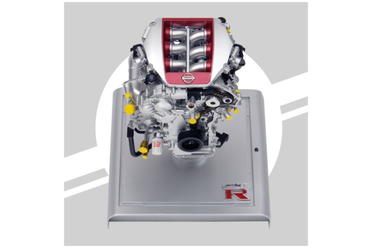 1:5 IXO Collections 011 Motorblok - Engine - Nissan GT-R VR38DETT - Ixo013 full kit nissan gt r engine vr38dett 1 - IXO011