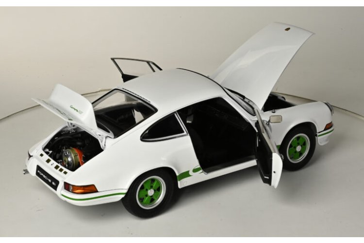Ixo 1/8 Porsche 911 RS 2.7 1973 white green ポルシェ カレラ