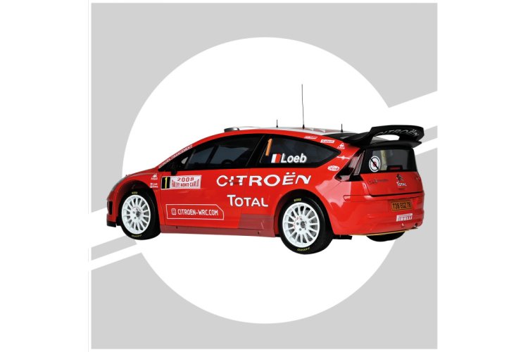 1:8 IXO Collections 020 Citro&euml;n C4 WRC 2008 - Rallye Monte-Carlo - Rallye Auto - Ixo020 3 - IXO020