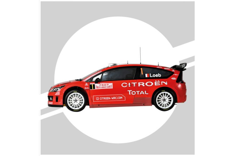 1:8 IXO Collections 020 Citro&euml;n C4 WRC 2008 - Rallye Monte-Carlo - Rallye Auto - Ixo020 4 - IXO020