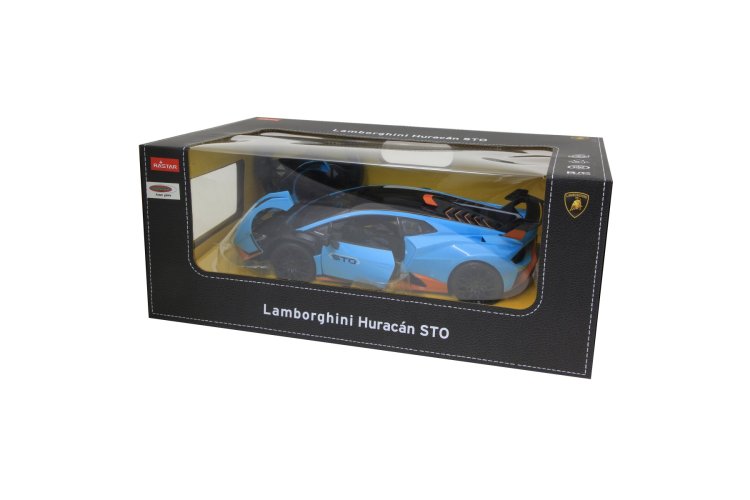 1:14 Jamara 402100 RC Auto - Lamborghini Hurac&aacute;n STO - Blauw - Handmatige Deuren - 2,4 GHz - Jam402100 3 - JAM402100