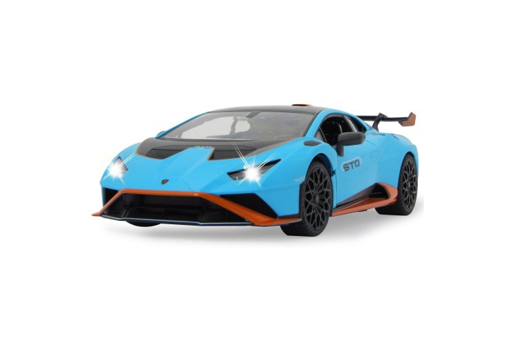 1:14 Jamara 402100 RC Auto - Lamborghini Hurac&aacute;n STO - Blauw - Handmatige Deuren - 2,4 GHz - Jam402100 6 - JAM402100