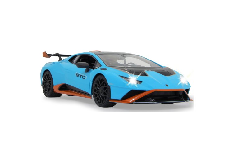 1:14 Jamara 402100 RC Auto - Lamborghini Hurac&aacute;n STO - Blauw - Handmatige Deuren - 2,4 GHz - Jam402100 8 - JAM402100