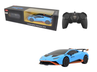 1:24 Jamara 402103 RC Auto - Lamborghini Hurac&aacute;n STO - Blauw - 2,4 GHz - Jam402103 1 - JAM402103