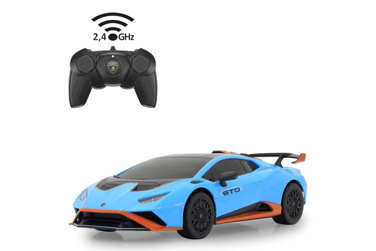 1:24 Jamara 402103 RC Auto - Lamborghini Hurac&aacute;n STO - Blauw - 2,4 GHz - Jam402103 2 - JAM402103